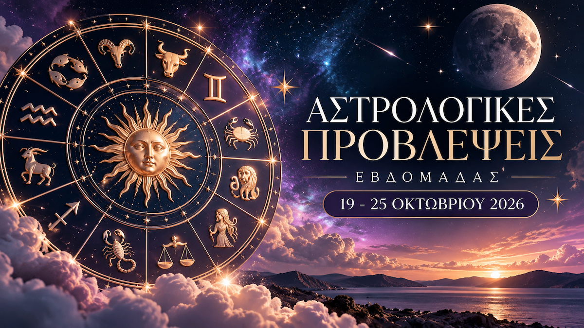 Ζώδια: Οι προβλέψεις της εβδομάδας  19-25 Οκτωβρίου 2026